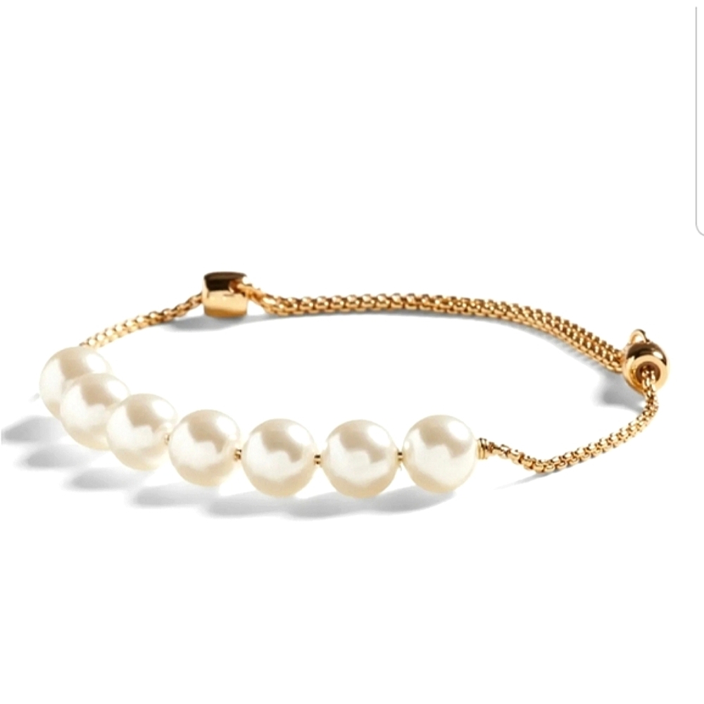 Banana Republic Pearl Slider Bracelet